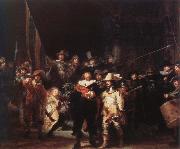 Rembrandt van rijn the night watch oil on canvas